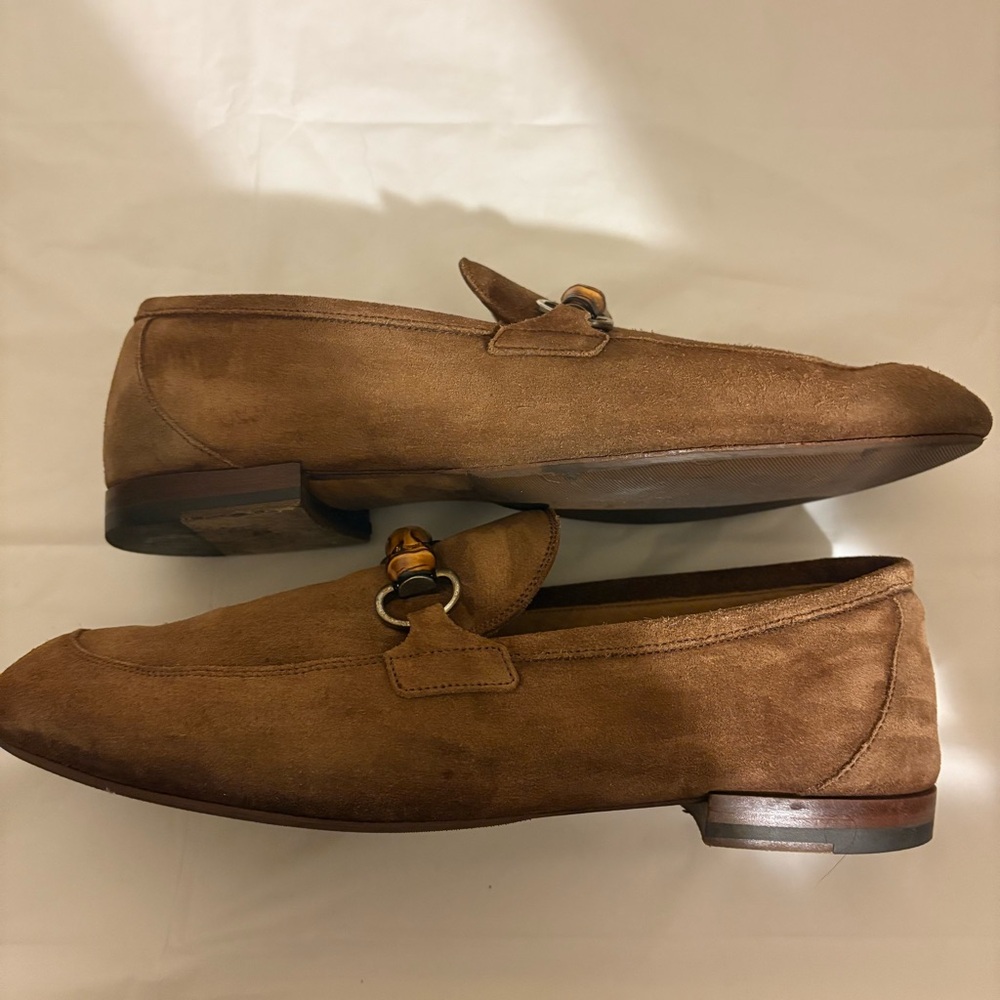 GUCCI tan suede loafers - Picture 7 of 10